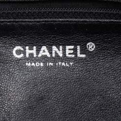 مملوكة مسبقًا حقيبة يد شانيل كراون سي سي جلد كافيار مبطن سوداء صغيرة