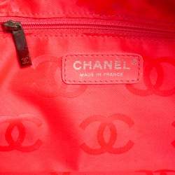 مملوكة مسبقًا حقيبة شانيل باولر كامبون لين جلد سوداء مبطنة