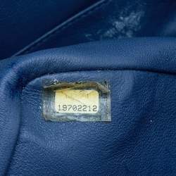 Chanel Blue Quilted Leather Wild Stitch Reissue 2.55 Classic 227 Double Flap Bag