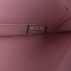 Pre Owned Chanel Pink Quilted Leather Small Trendy CC Flap Top Handle Bag