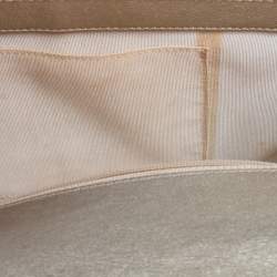 Pre Owned حقيبة شانيل بوي نيو جلد مخرمة ذهبية ميتالك متوسطة