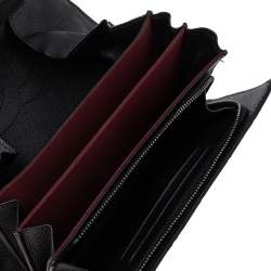 Pre Owned حقيبة كلتش شانيل سي سي ويتر جلد أسود مبطن بسلسلة