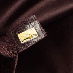 Pre Owned Chanel Burgundy Ombré Quilted Patent Leather 2.55 Reissue Bag