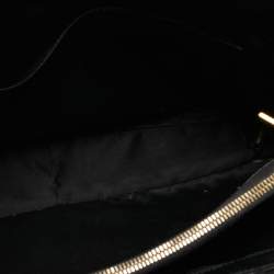 Pre Owned Chanel Black Quilted Caviar Leather Grand Shopper Tote