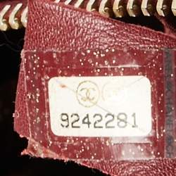 Pre Owned Chanel Red Leather Suprique CC Hobo