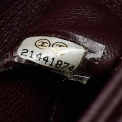 مملوكة مسبقًا حقيبة بقلاب شانيل جامبو كوكو جلد مبطن مائل بني