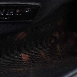 Pre Owned حقيبة شانيل بوي جلد مبطن أسود بقلاب