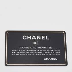 Pre Owned محفظة شانيل سي سي جلد كافيار أحمر ثنائية الطي طويلة 