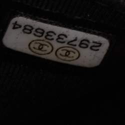 Chanel Black Quilted Caviar Leather Wallet On Chain