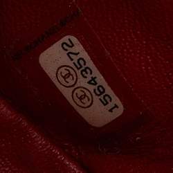 Pre Owned Chanel Red Quilted Leather Mini Twin Classic Bag