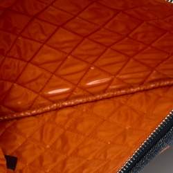 Pre Owned حقيبة كلتش شانيل ديافيل دينم أزرق كحلي