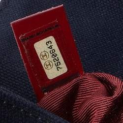Pre Owned حقيبة شانيل نامبر 5 فينتدج جلد ودنيم متعددة الألوان