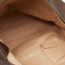 Pre Owned حقيب يد توتس شانيل مودرن جلد برونزي بسلسلة متوسطة