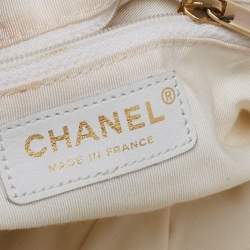 Pre Owned  Chanel Multicolor Tweed CC Boucle Knitting Bag