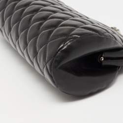 Chanel Black Quilted Leather Timeless Clutch
