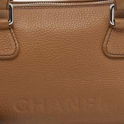 Pre Owned Chanel Brown Leather LAX Tassel Bag