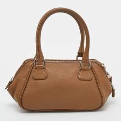 Pre Owned Chanel Brown Leather LAX Tassel Bag