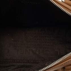 Pre Owned Chanel Brown Leather LAX Tassel Bag