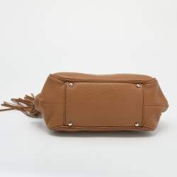 Pre Owned Chanel Brown Leather LAX Tassel Bag