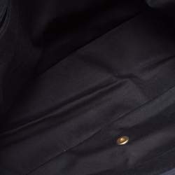 مملوكة مسبقًا Chanel Black Chevron Canvas XXL Patchwork Flap Bag