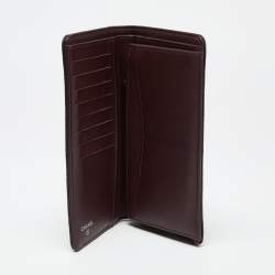 Chanel Black Quilted Caviar Leather Yen Continental Wallet
