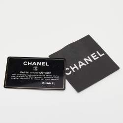 Pre Owned Chanel Navy Blue/Grey Quilted Denim and Leather CC Timeless Tote