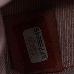 Pre Owned Chanel Pink/Multicolor Tweed And Leather Small Gabrielle Backpack