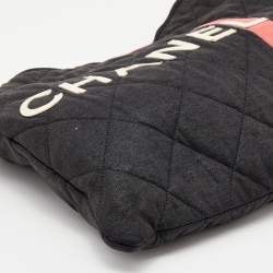 Pre Owned حقيبة كتف شانيل أل أيه كروز لاين جلد وقماش مبطن متعددة الألوان