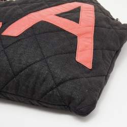 Pre Owned حقيبة كتف شانيل �أل أيه كروز لاين جلد وقماش مبطن متعددة الألوان