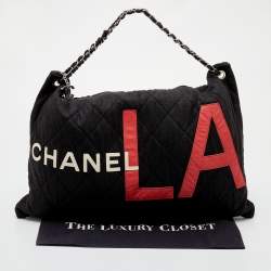 Pre Owned حقيبة كتف شانيل أل أيه كروز لاين جلد وقماش مبطن متعددة الألوان