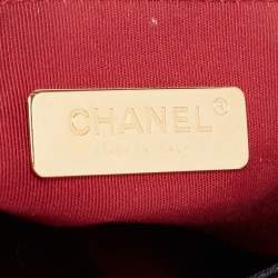 Pre Owned Chanel Black Quilted Leather Medium 19 Flap Bag