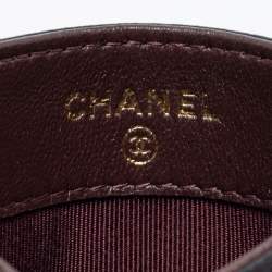 مملوكة مسبقًا Chanel Black Quilted Lambskin Leather Classic Card Holder