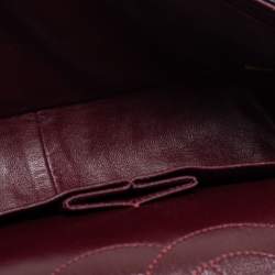 Pre Owned حقيبة شانيل ريشو 2.55 كلاسيك 226 جلد مبطن عتيق أسود بقلاب