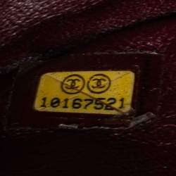 Pre Owned حقيبة شانيل ريشو 2.55 كلاسيك 226 جلد مبطن عتيق أسود بقلاب