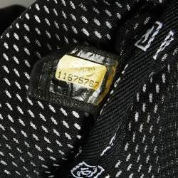 Chanel Black Patent Nylon CC Flap Messenger Bag