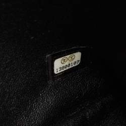 Pre Owned Chanel Black Quilted Caviar Leather Maxi Classic Single Flap Bag