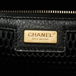 Pre Owned Chanel Black Quilted Leather Coco Case Trolley