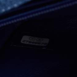 مملوكة مسبقًا حقيبة شانيل ميني كلاسيك دينم مبطن متعدد الألوان بقلاب 