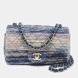 Chanel Timeless Classic Ombre Wristlet Mini Flap Multicolor in