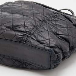 Pre Owned Chanel Black Quilted Leather Sharpei Tote