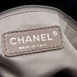 Pre Owned Chanel Black Quilted Leather Sharpei Tote