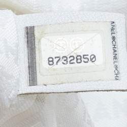 Pre Owned Chanel Beige Canvas CC Tote