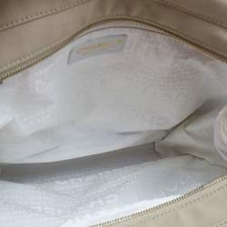 Pre Owned Chanel Beige Canvas CC Tote