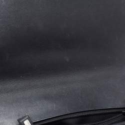 Pre Owned Chanel Black Quilted Leather New Medium Boy Flap Bag