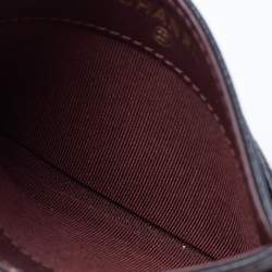 Pre Owned Chanel Black Quilted Caviar Leather Classic Card Holder