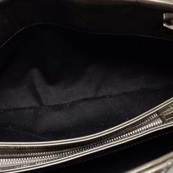 Pre Owned Chanel Grey Ombre Quilted Patent Leather Just Mademoiselle Bowler Bag