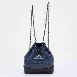 Chanel 2019 New York Gabrielle Medium Croco Embossed Shoulder Bag Black  Egypt 19A