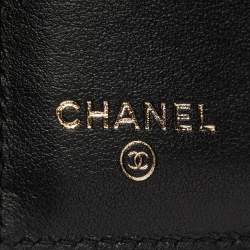 Chanel Black Caviar Leather CC Timeless Wallet