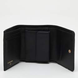 Chanel Black Caviar Leather CC Timeless Wallet