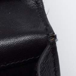 Chanel Black Caviar Leather Vintage CC Trifold Wallet